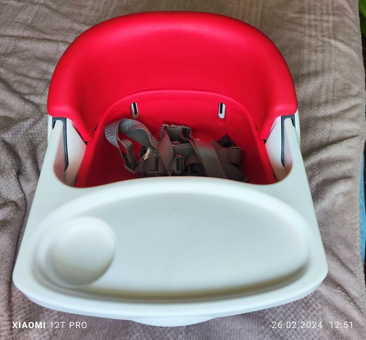 Ingenuity, Krzesełko, Baby Base Poppy Red, 2w1