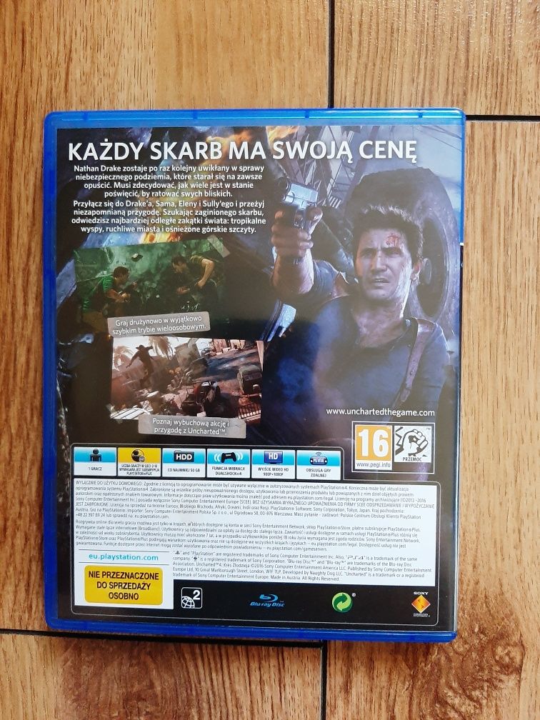 Uncharted 4 Kres Złodzieja PS4