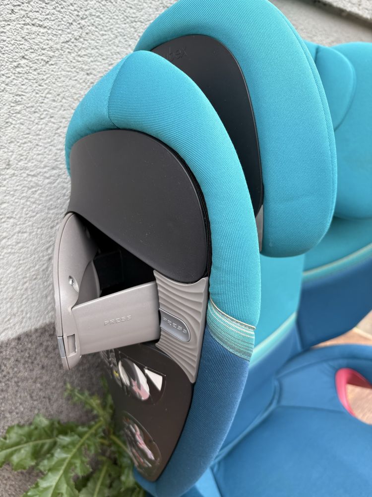 Cybex Solution S-fix TURKUSOWY Isofix 15/36 kg Wysyłka OLX