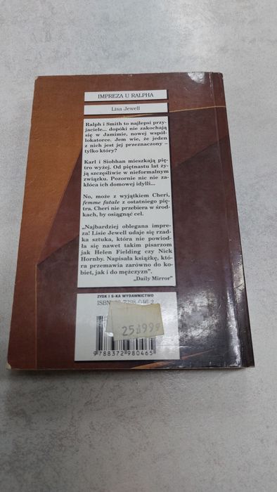 Impreza u Ralpha. Lisa Jewell