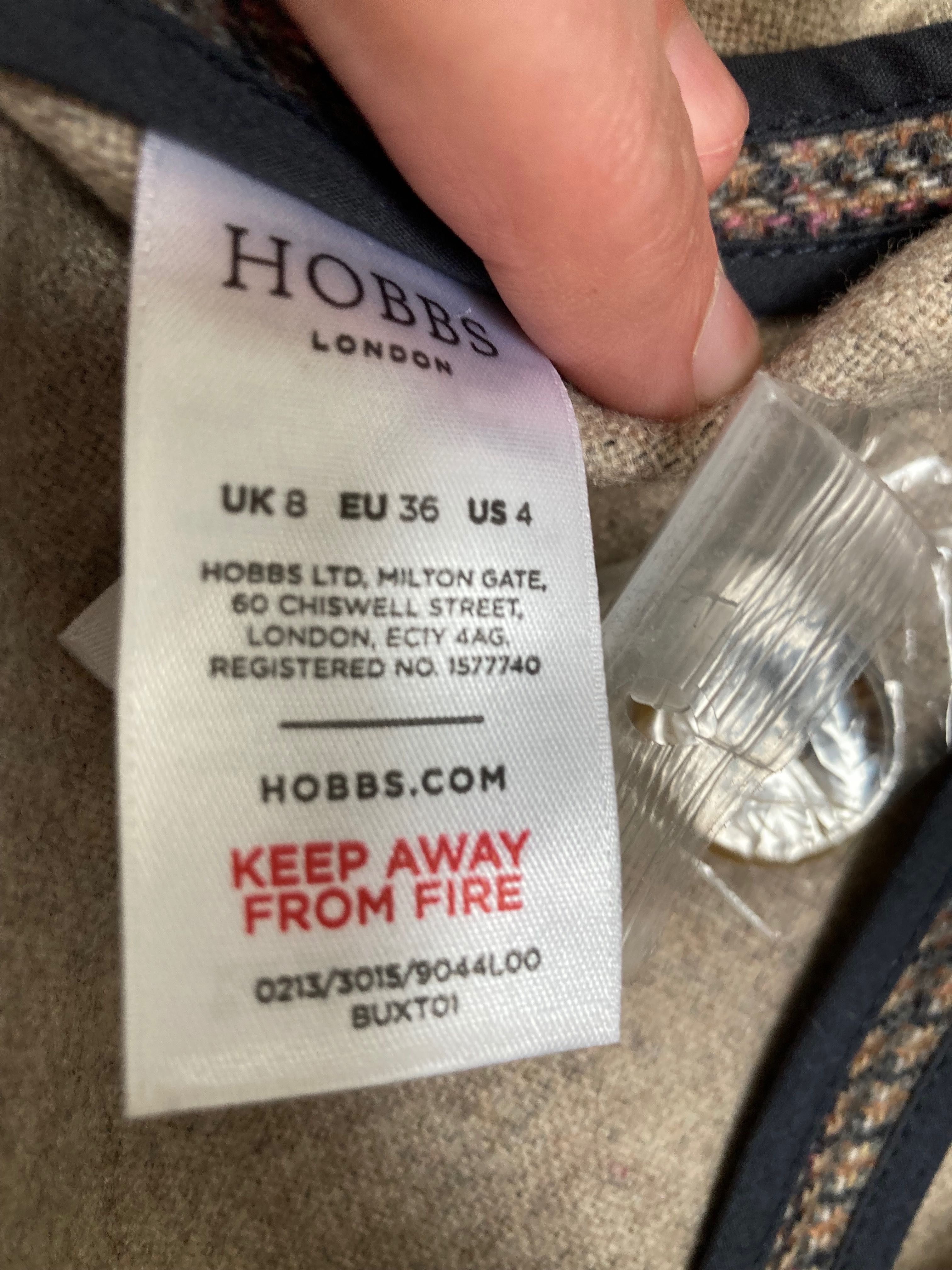 HOBBS London стильне нове вовняне пальто, розмір S