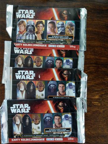 Star Wars karty kolekcjonerskie 16 sztuk
