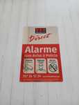 Placa Dissuasora Alarme SECURITAS Aviso Anti Roubo Dissuasor Assalto