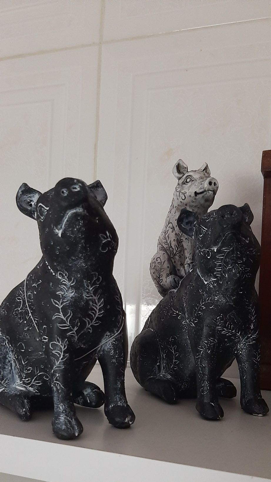 Conjunto de animais decorativos