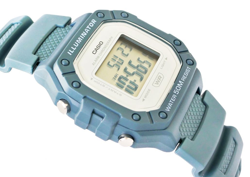 zegarek damski casio w-218hc-2avef + box