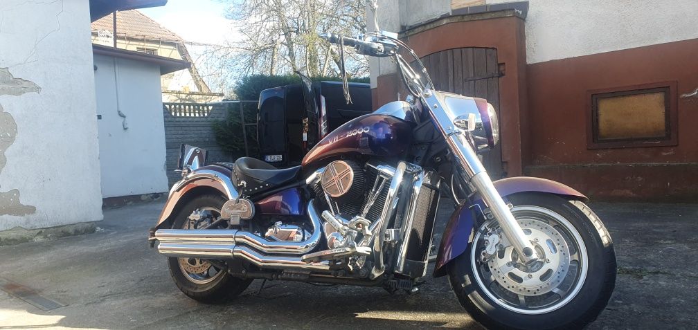 Kawasaki VULCAN VN2000 z przyczepą