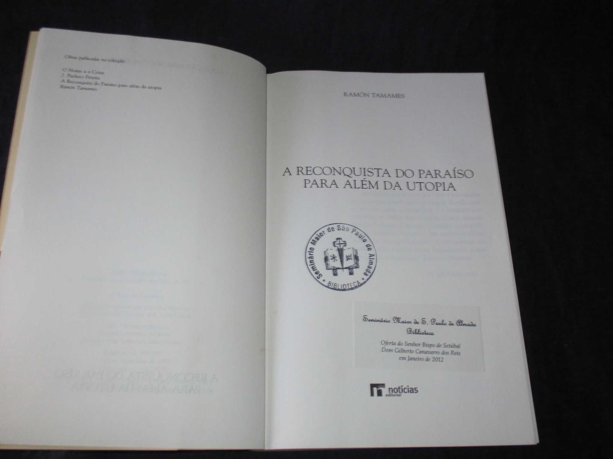 Livro A Reconquista do Paraíso Ramón Tamames