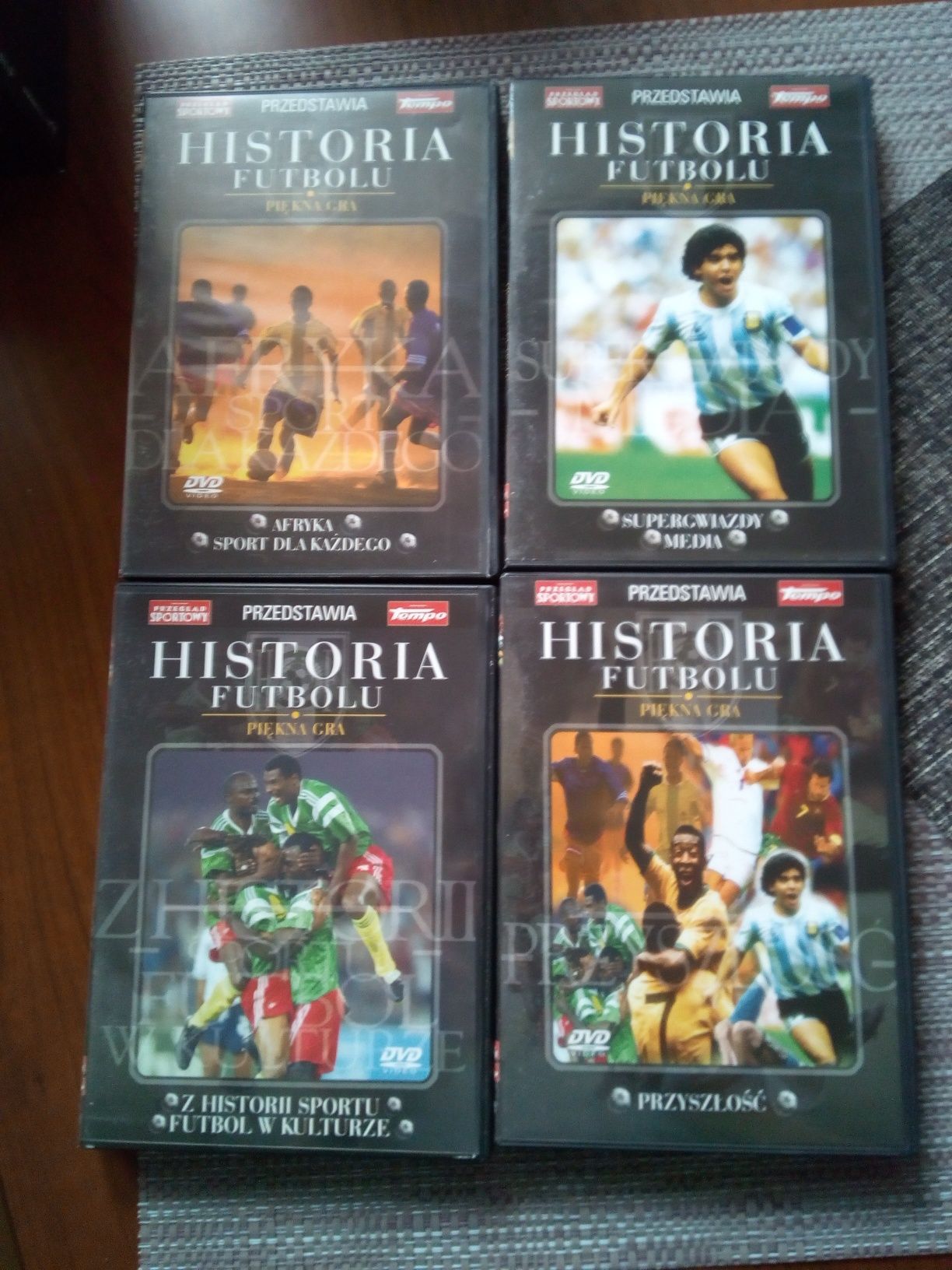 Historia futbolu piękna gra komplet nowy dvd kolekcja Pele