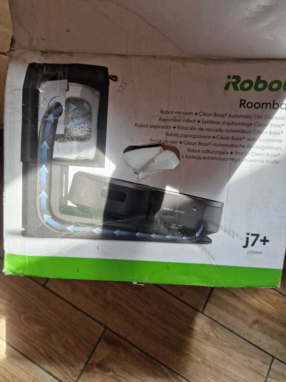 iRobot Roomba j7+ | Профі робот-пилосос з Clean Base, Smart Mapping,