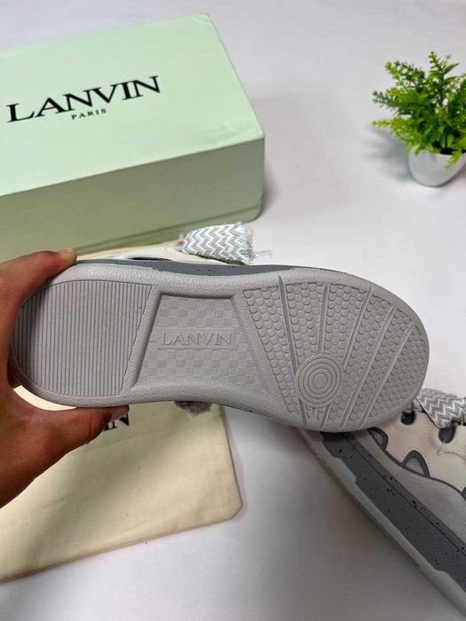 Кроссовки Lanvin Curbs White Grey ОРИГИНАЛ legit