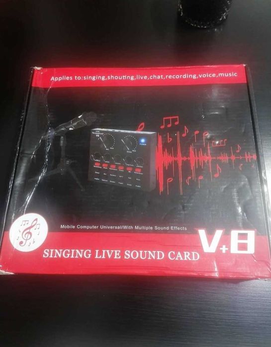 V8 Singing Live Sound Card