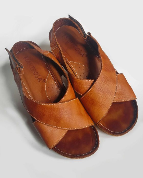 М'які шкіряні дуже зручна колодка босоніжки MARIPOSA устілка 24,5 см