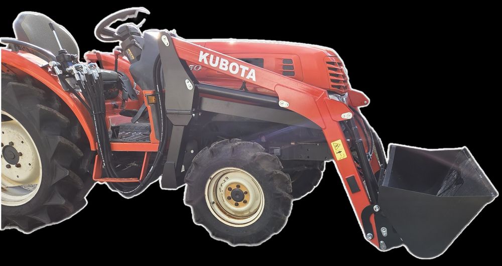 Ładowacz czołowy TUR 3 sekcje łyżka mini traktor Yanmar Iseki  BRUTTO