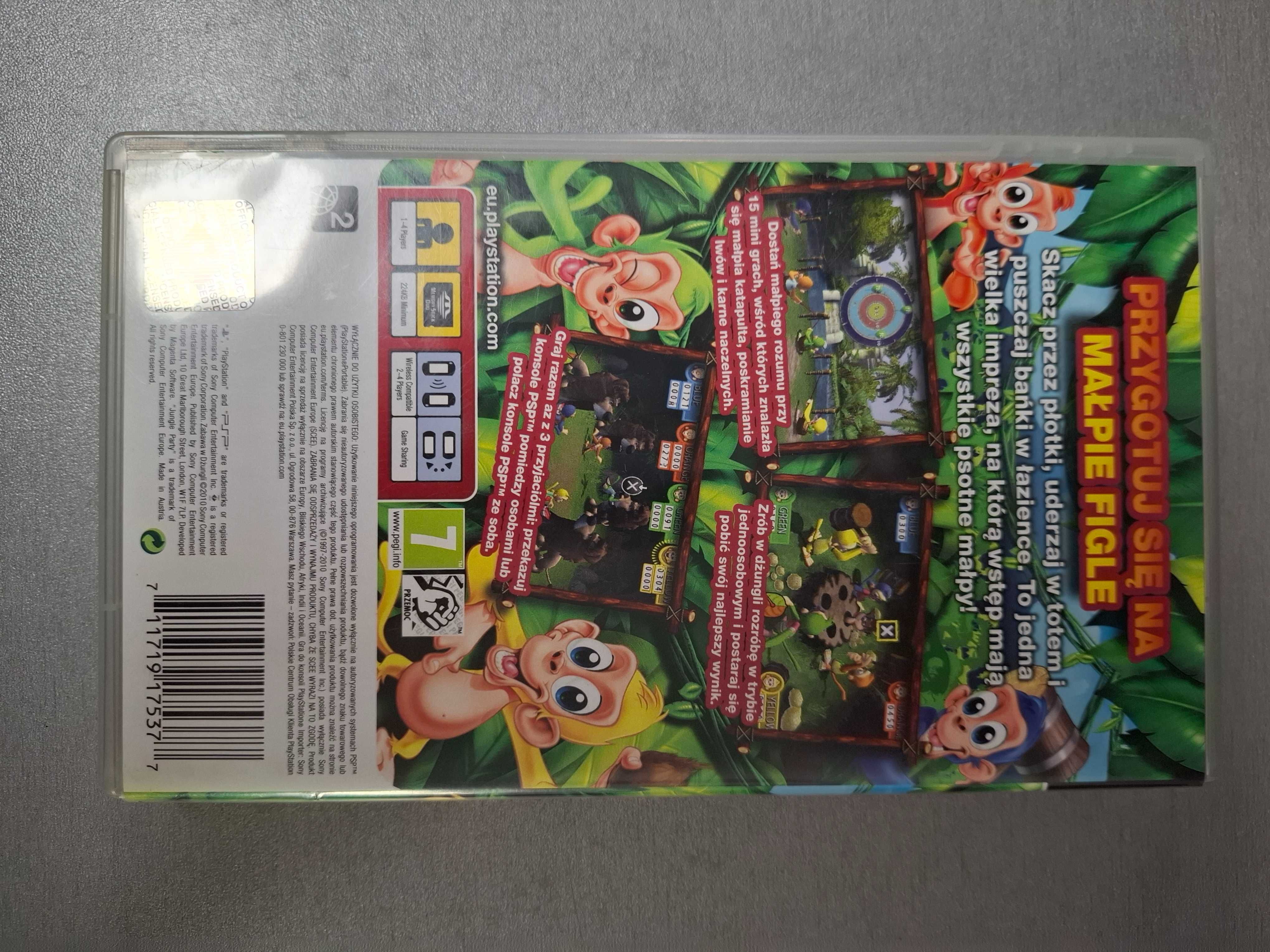 zabawa w dżungli PSP