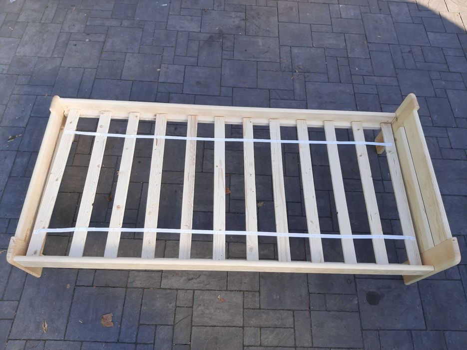 Nowa RAMA ŁÓŻKA łóżko drewniane sosnowe lakierowane transport wysyłka