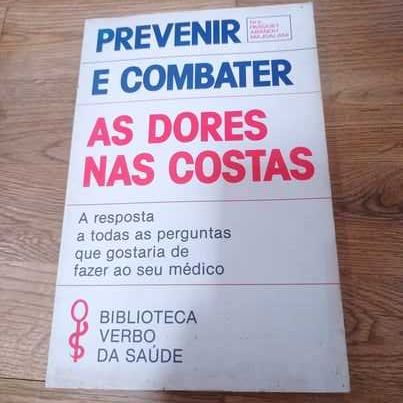 vendo livro prevenir e combater as dores nas costas