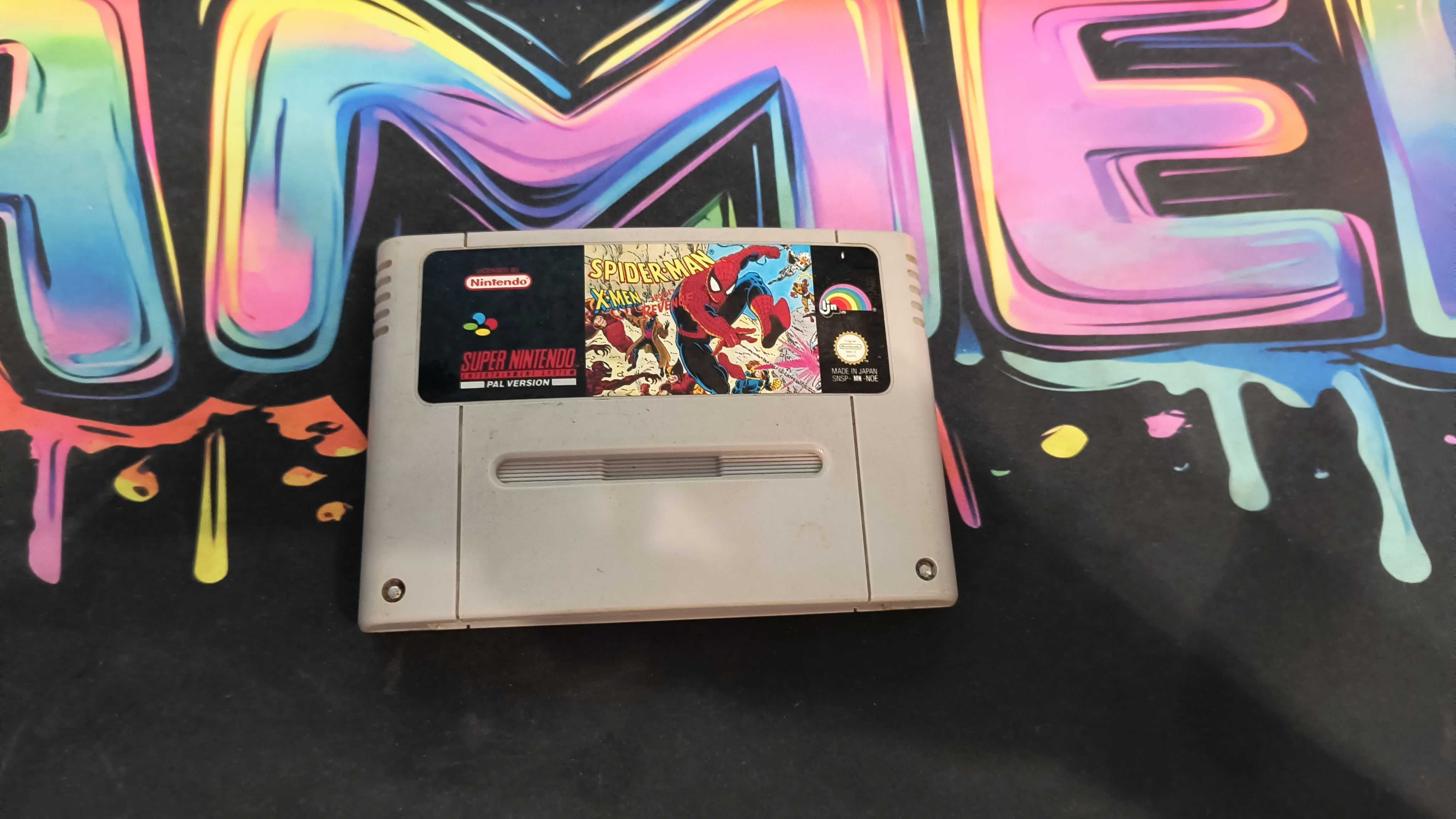 RETRO Spider-Man X-Men Arcade's Revenge SNES Super Nintendo