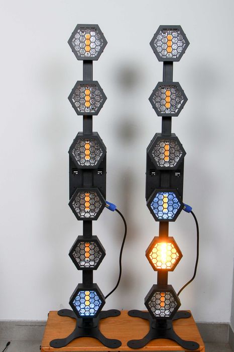 Oświetlenie sceniczne retro