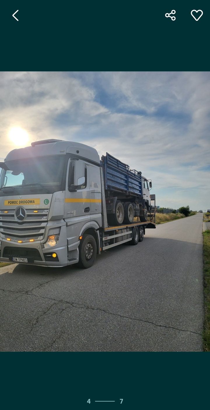 Usługi transportowe. Pomoc drogowa. 15ton