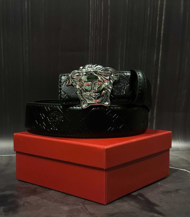 Ремінь, Ремень Versace Medusa Head leather belt 35mm