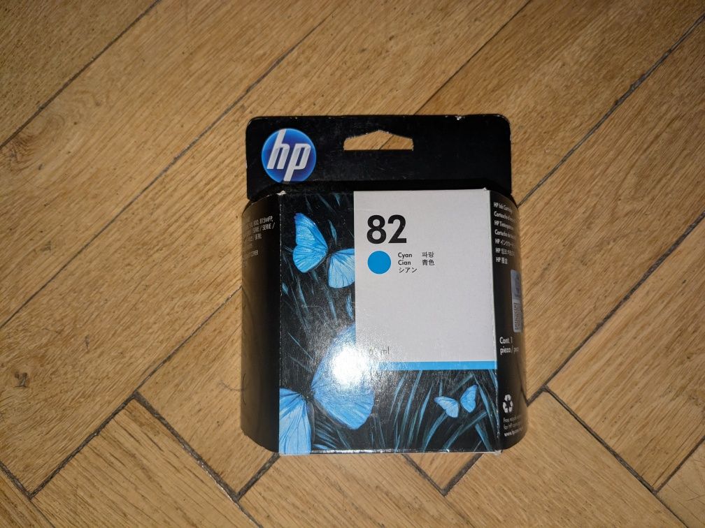Tusz HP 82 Cyan (niebieski) C4911A 69ml oryginalny nowy