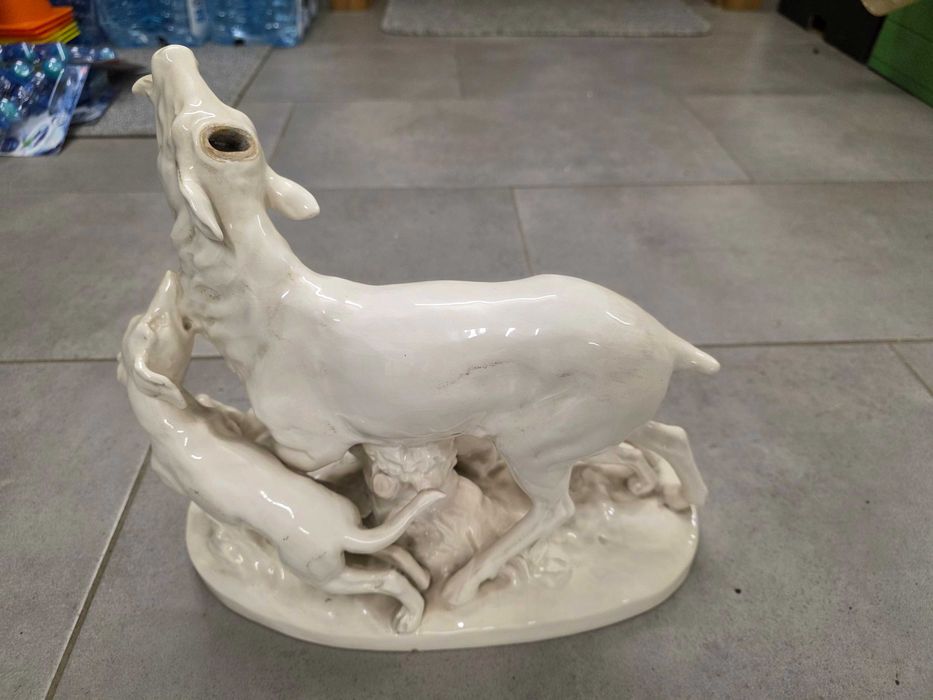 Figura porcelanowa 2 łanie