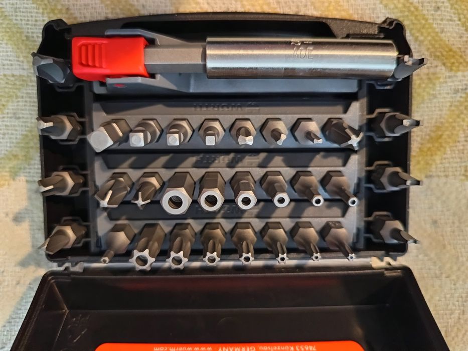 WURTH !!! Zestaw bitów 33 elementy !!!