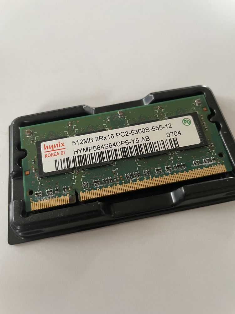 Pamieć RAM DDR2 Hynix 512 MB 2rx16 pc2-5300s-555-12