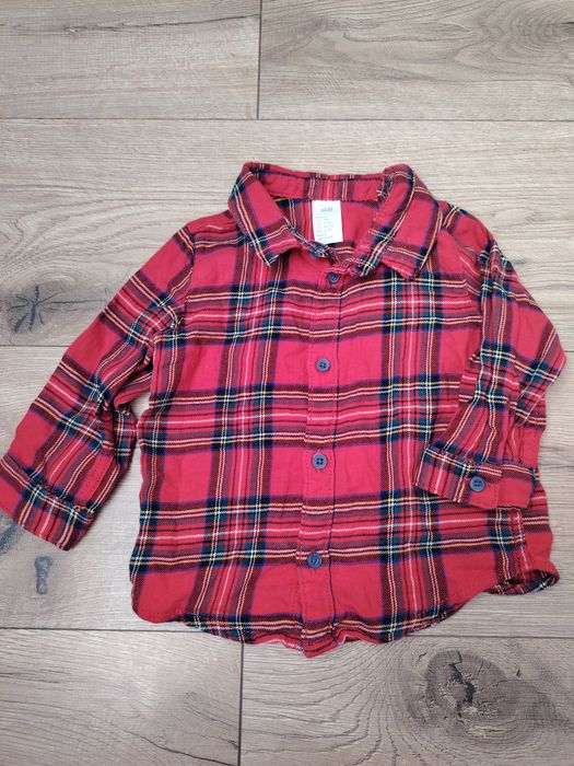 Koszula świąteczna krata. Sesja zdjęciowa. 74