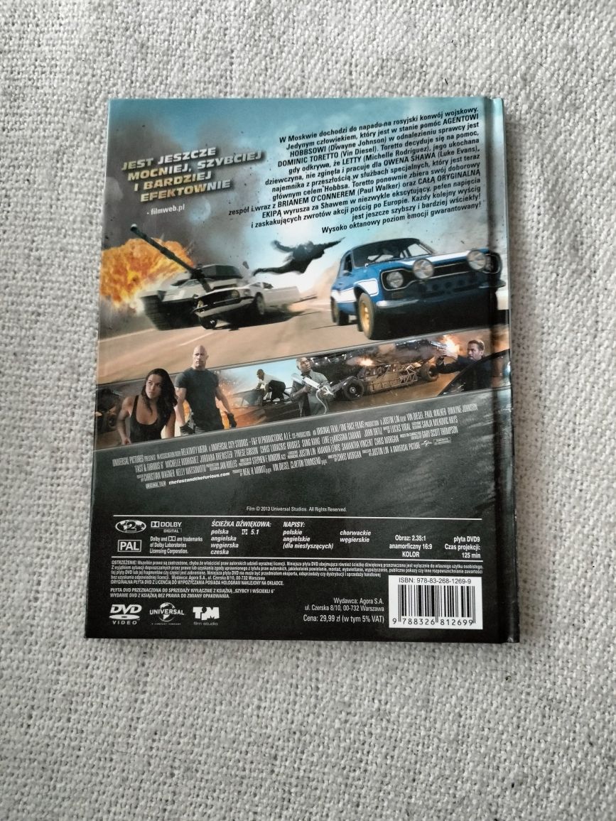 Film dvd. Szybcy i Wściekli 6