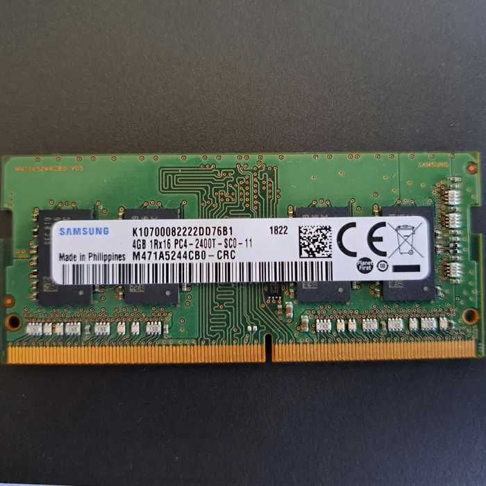 Memória RAM SODIMM 4GB DDR4 Samsung para portátil