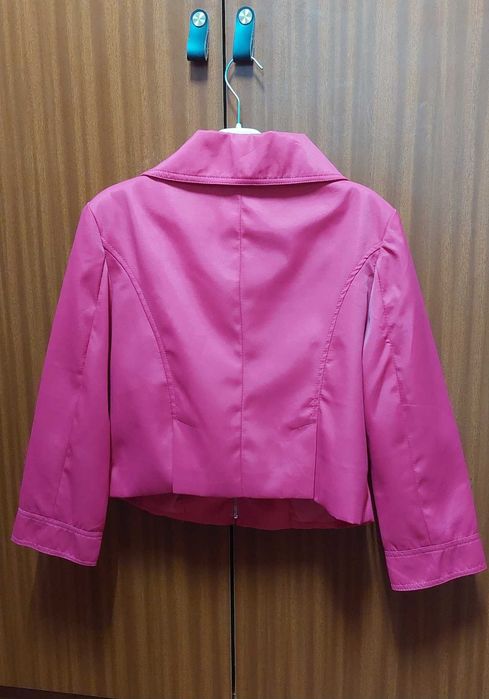 Casaco 3/4 rosa choque