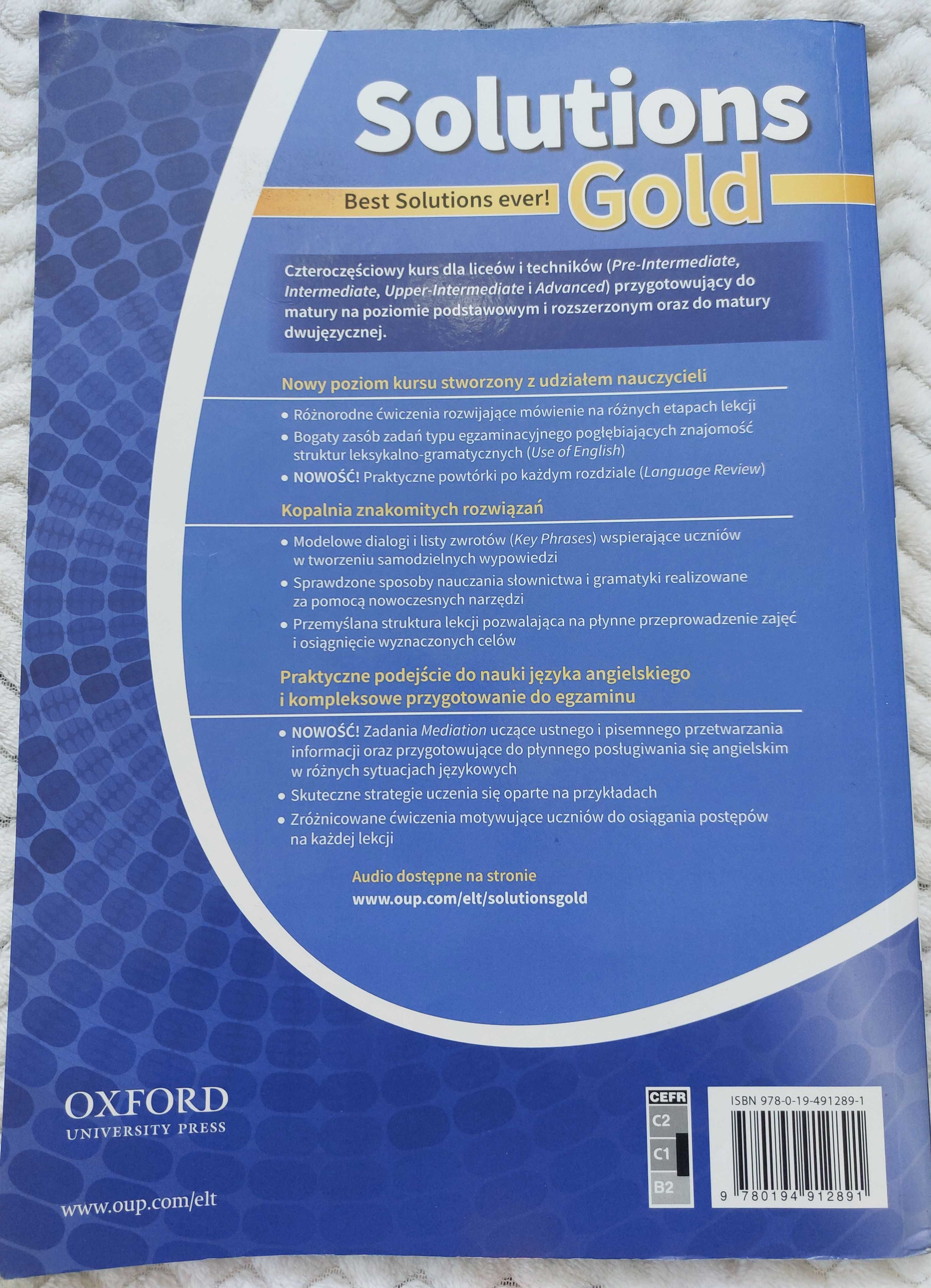 Solutions Gold podręcznik do angielskiego 3 klasa