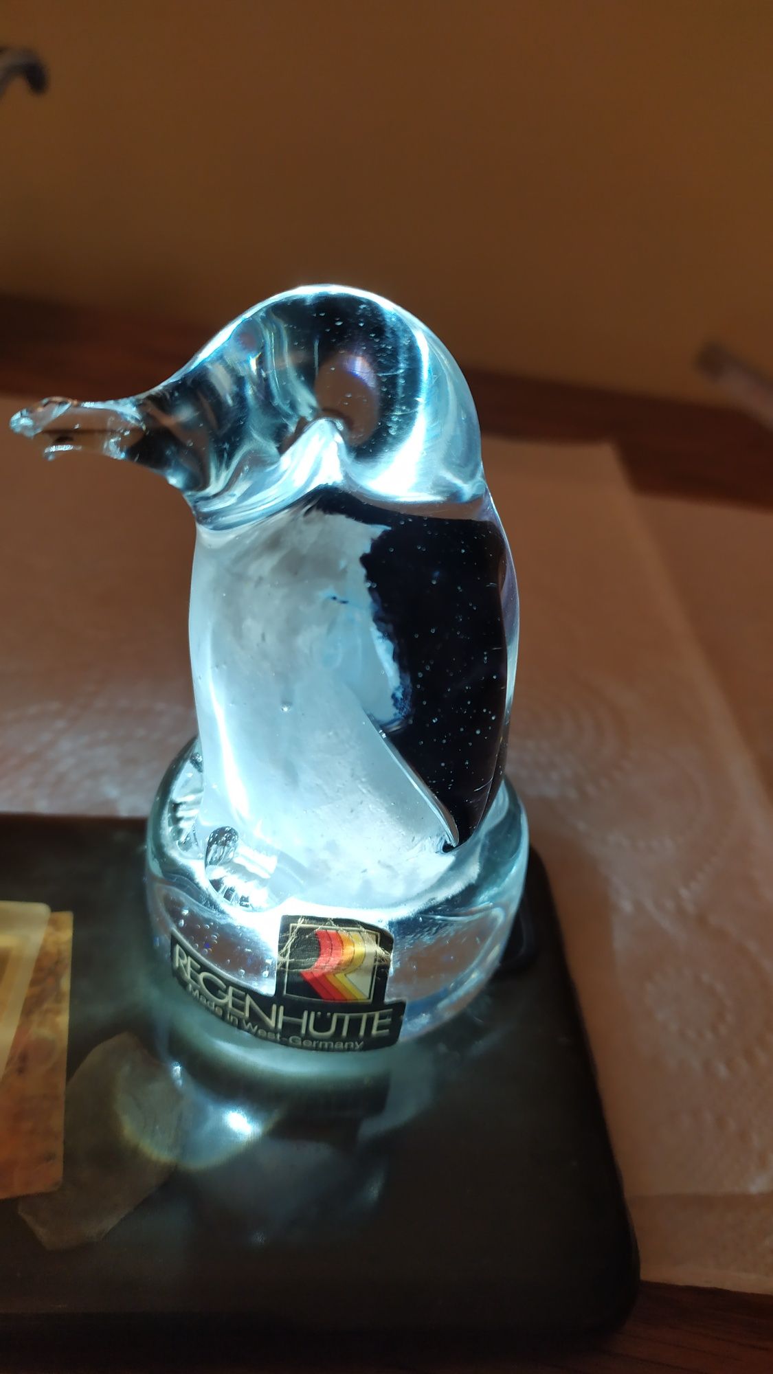 Pingwin szkło murano, kolorowe szkło