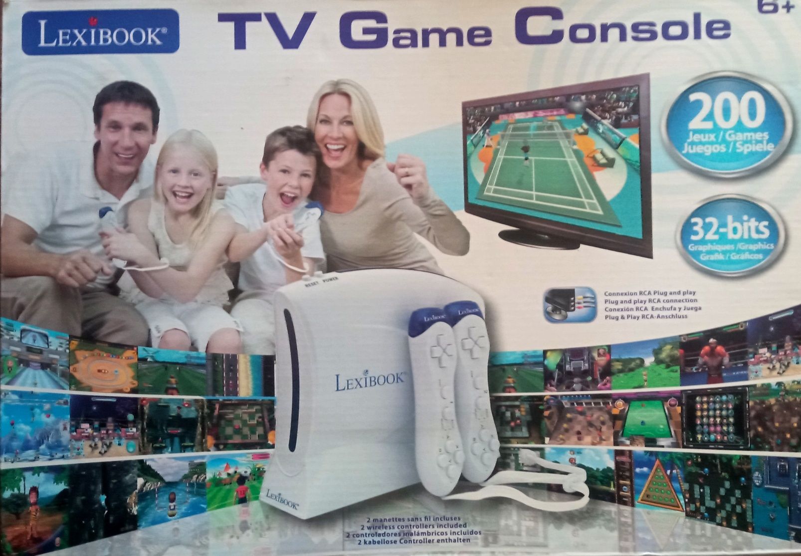 Consola TV Game - 200 jogos - 32bits   Lexibook