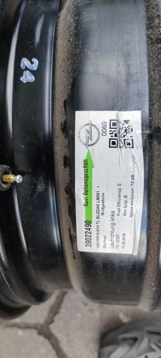 felgi stal 5x105 OPEL strukturalne 6,5Jx16H ET 41 500zł