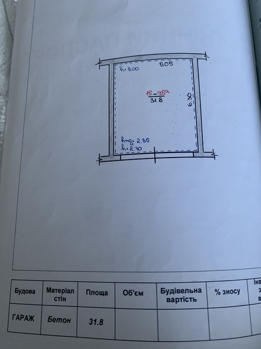 Гараж масив Раково-2 в.гарнізонна16/3