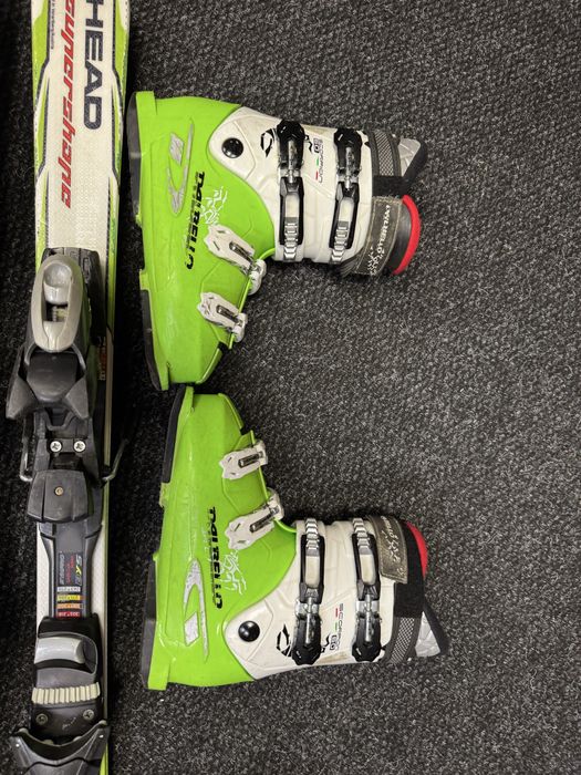 Zestaw Narty Junior Head 137cm + buty dalbello 25cm + kask Bolle