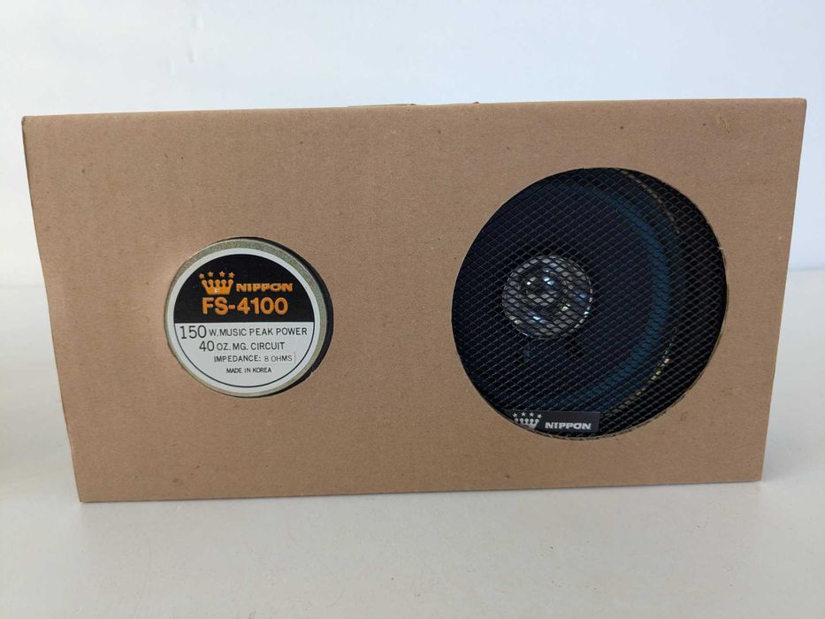 Vintage NOS Colunas Auto Nippon FS-4100 Dual Cone 150 Watts