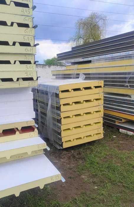 Продаж сендвіч панелей 2-сорту  /  Монтаж та Будівництво