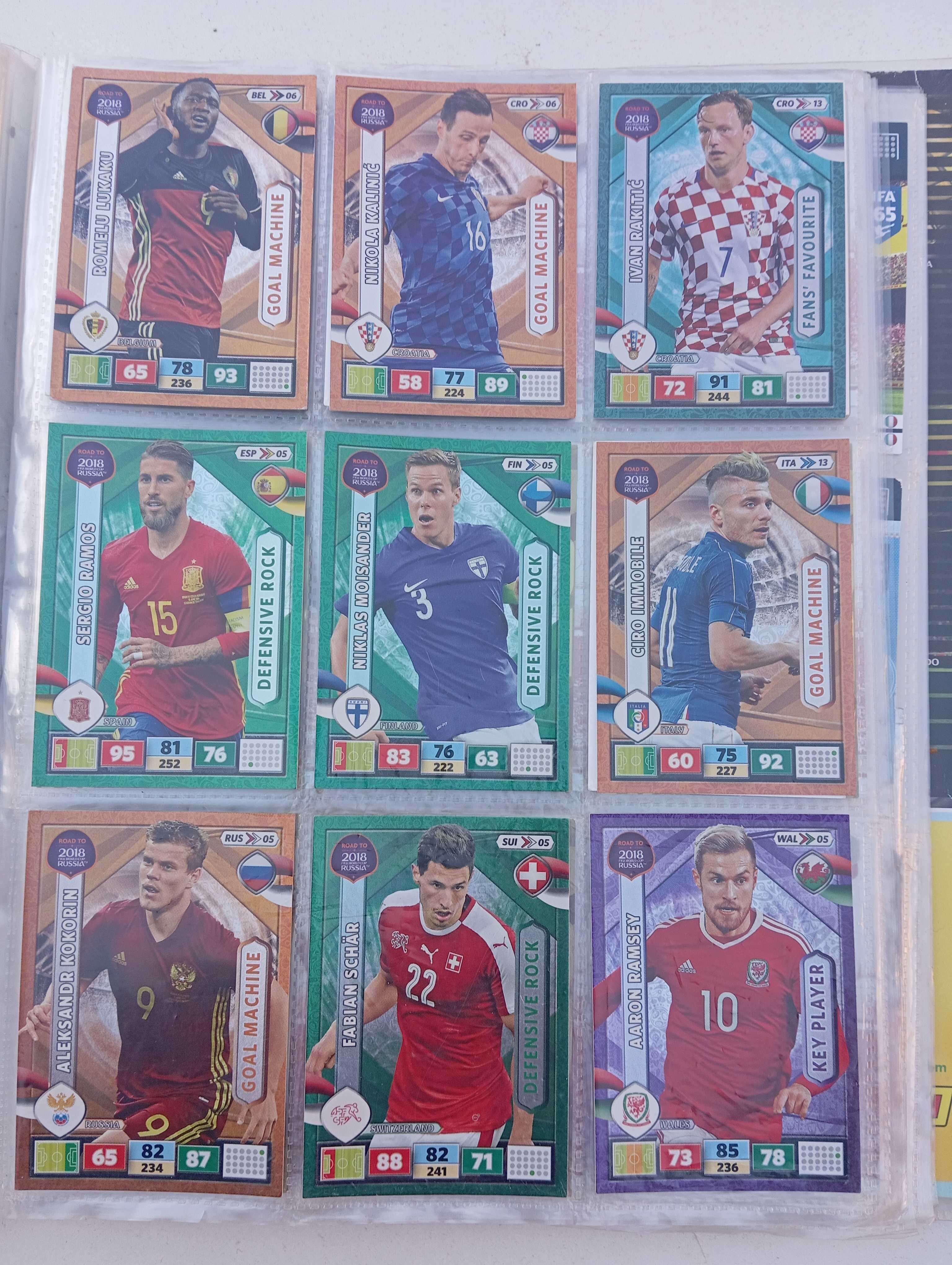 Karty Panini FIFA 365 edycja Road to Rossia 2018