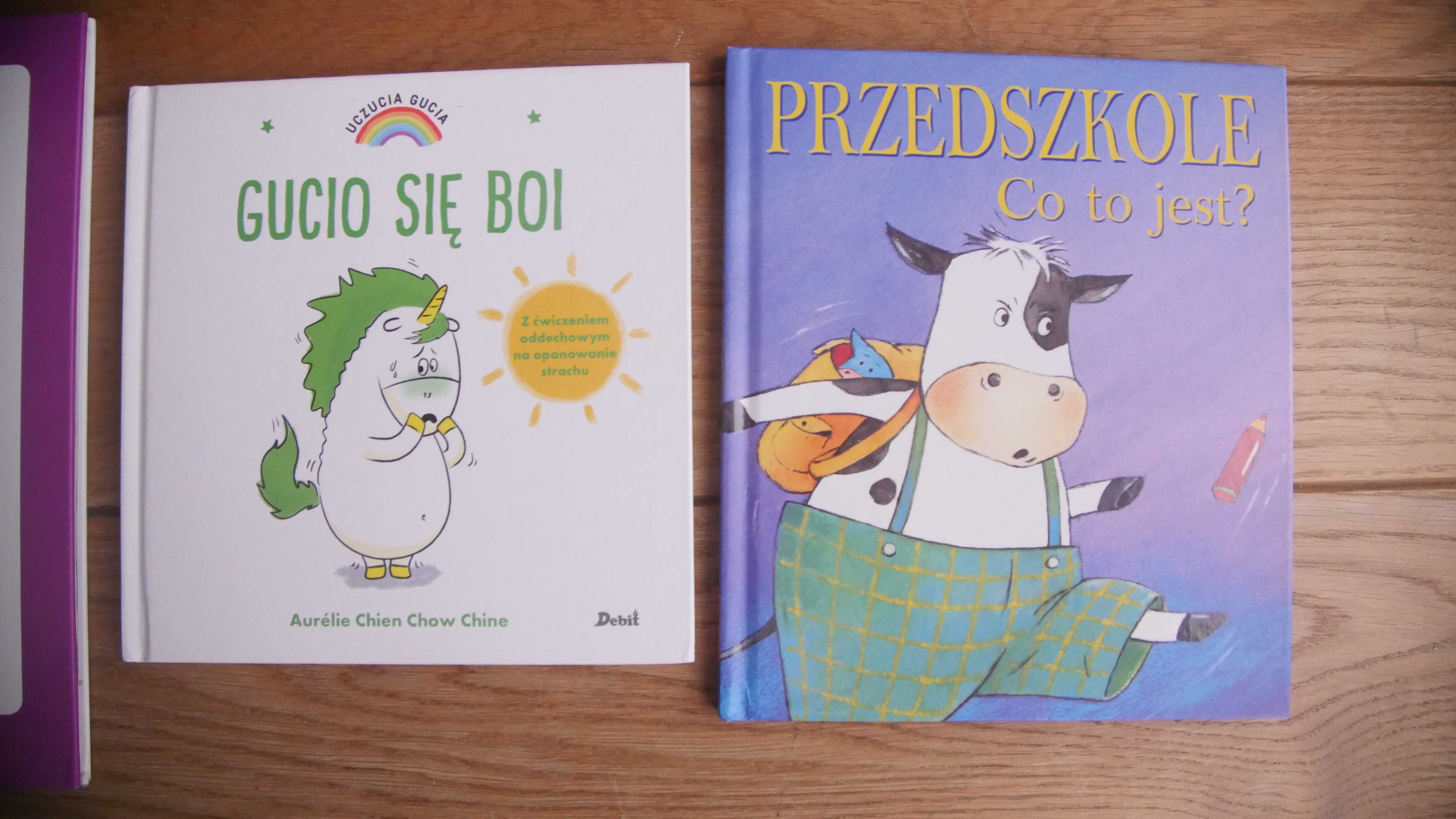 Gucio się boi Otulający kocyk Przedszkole - 3 książki