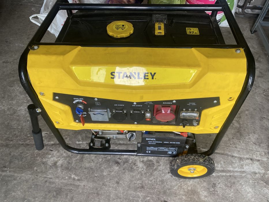 Генератор STANLEY SG7500 7,5 кВт трьохфазний бензиновий