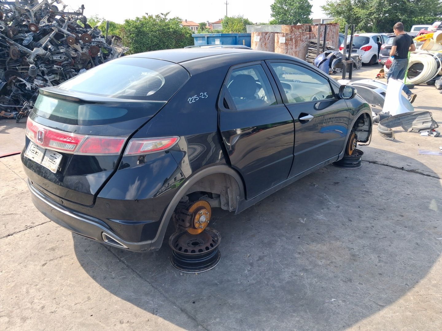 Drzwi prawy przód przednie Honda Civic 8 VIII Ufo 05-08 NH731P