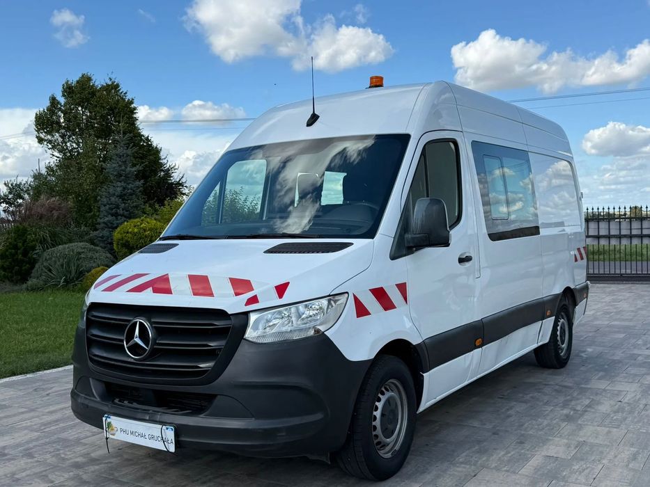 Mercedes-Benz Sprinter 314 CDI  2020 Rok Doka 7 miejsc Hak3,5T Klima Kamera Cofania