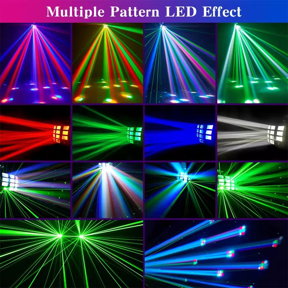 DayFlicker-Mini Butterfly Laser Light com controle remoto, Controle DM
