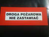 Znak BHP droga pożarowa nie zastawiać