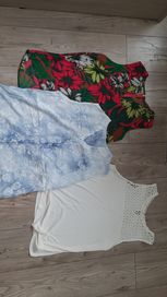 Koszulki damskie na lato, bez rękawów,  M/L, H&M