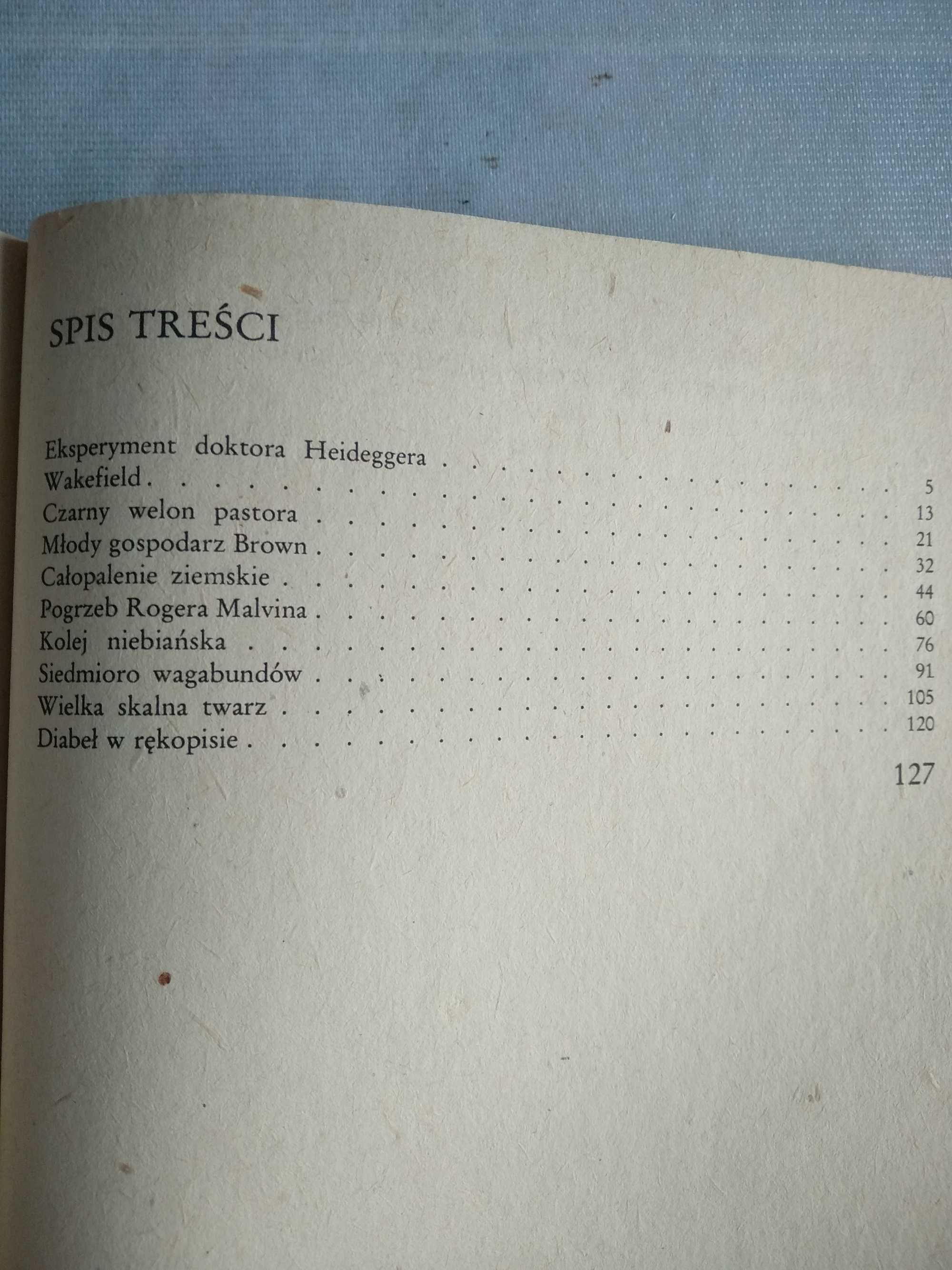 "Diabeł w rękopisie" Nathaniel Hawthorne