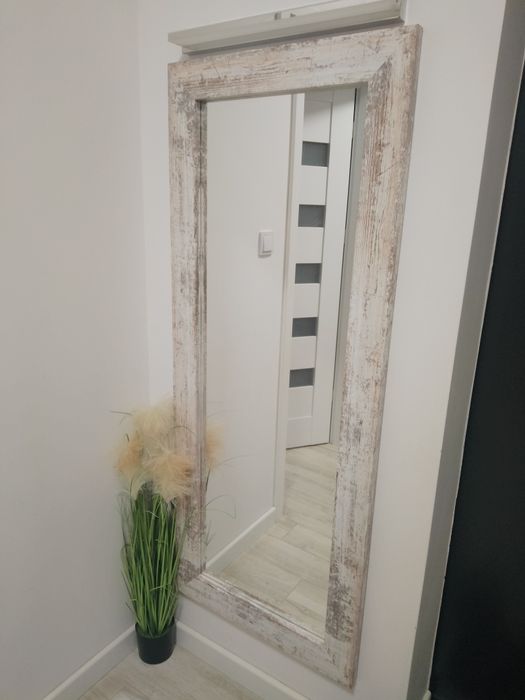 Lustro wiszące 60x150 sosna bielona